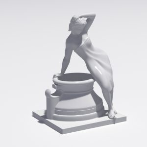 دانلود آبجکت مجسمه مدل Statue-33