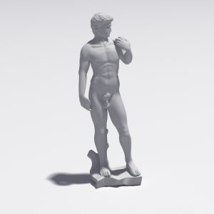 دانلود آبجکت مجسمه مدل Statue-6
