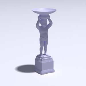 دانلود آبجکت مجسمه مدل Statue-8
