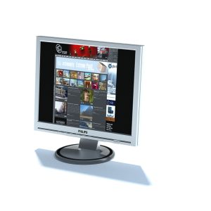 دانلود آبجکت ماکروفر مدل Monitor-22