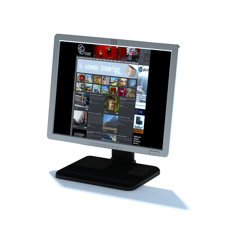 دانلود آبجکت ماکروفر مدل Monitor-25