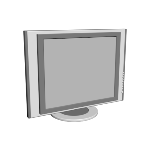 دانلود آبجکت مانیتور مدل Monitor-3