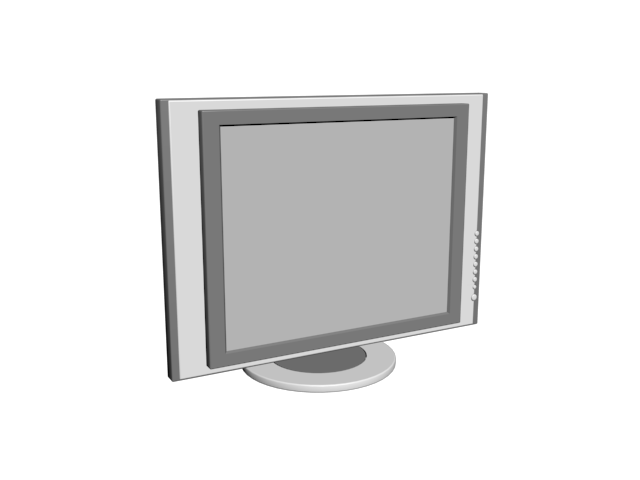 دانلود آبجکت مانیتور مدل Monitor-3