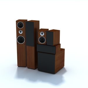 دانلود آبجکت بلندگو مدل Speaker-4