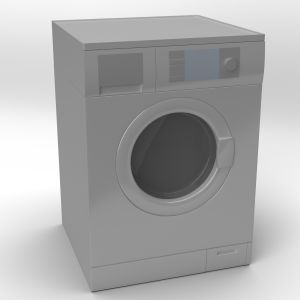دانلود آبجکت ماشین لباسشویی مدل Washing-machine-3