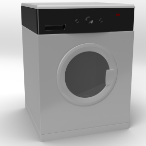 دانلود آبجکت ماشین لباسشویی مدل Washing-machine-6