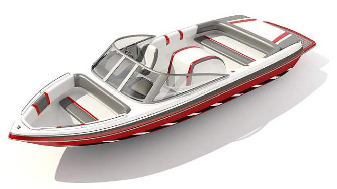 دانلود آبجکت قایق مدل Boat-10