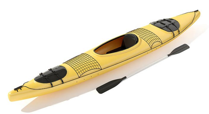 دانلود آبجکت قایق (کایاک) مدل Boat-20