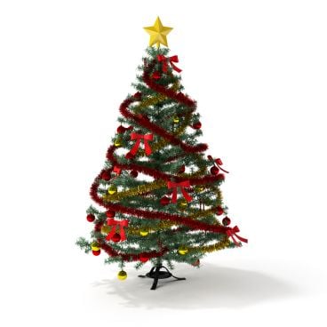 دانلود آبجکت وسائل کریسمس (درخت) مدل Christmas-1