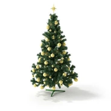 دانلود آبجکت وسائل کریسمس (درخت) مدل Christmas-3