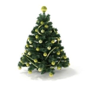 دانلود آبجکت وسائل کریسمس (درخت) مدل Christmas-6