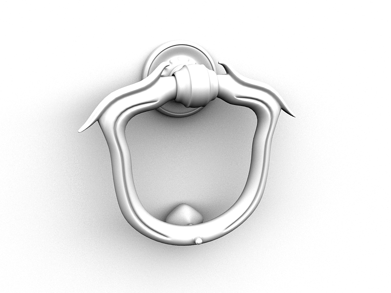 دانلود آبجکت درکوب مدل Door-knocker-3