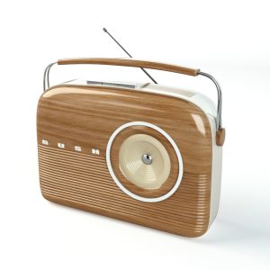 دانلود آبجکت رادیو آنتیک Antique radio