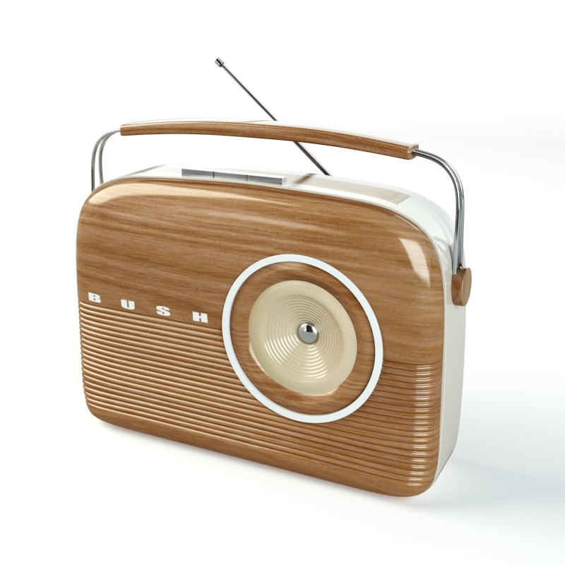 دانلود آبجکت رادیو آنتیک Antique radio