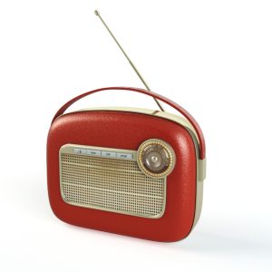 دانلود آبجکت رادیو قدیمی قرمز Old Red Radio