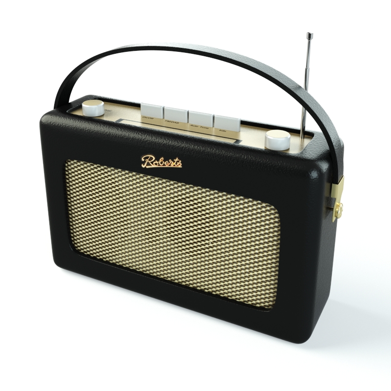 دانلود آبجکت دستگاه رادیو مشکی Black Radio Set