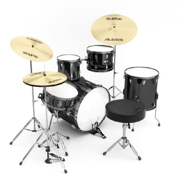 دانلود آبجکت ابزار موسیقی (درام) مدل Music-equipment-22