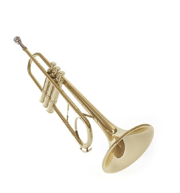 دانلود آبجکت ابزار موسیقی (شیپور) مدل Music-equipment-24
