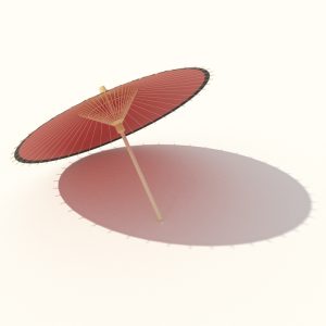 دانلود آبجکت چتر مدل Umbrella-5
