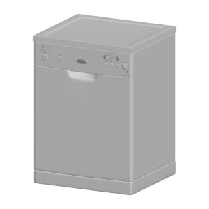 دانلود آبجکت ماشین ظرفشویی مدل Dishwasher-2