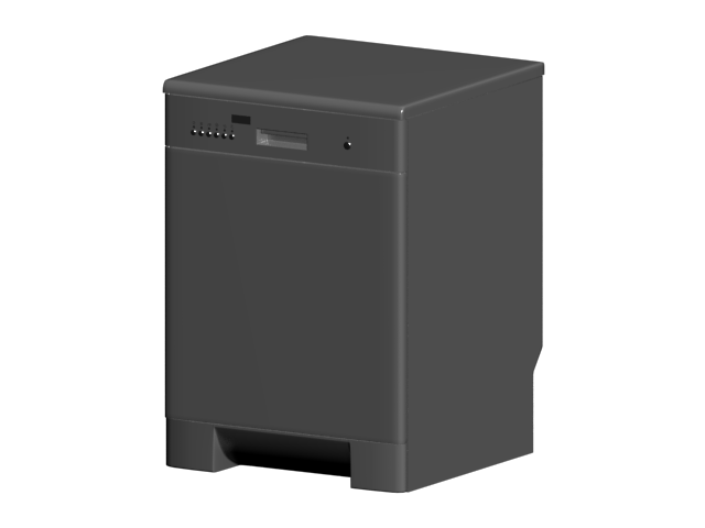 دانلود آبجکت ماشین ظرفشویی مدل Dishwasher-6