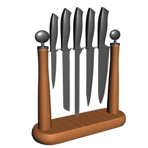 دانلود آبجکت ابزار آشپزخانه (چاقو) مدل Kitchen-tool-62