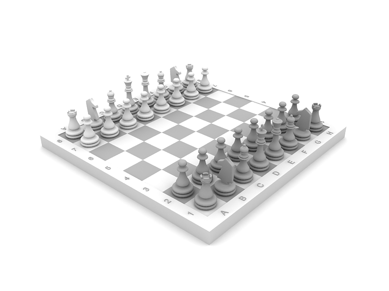 دانلود آبجکت شطرنج مدل Chess