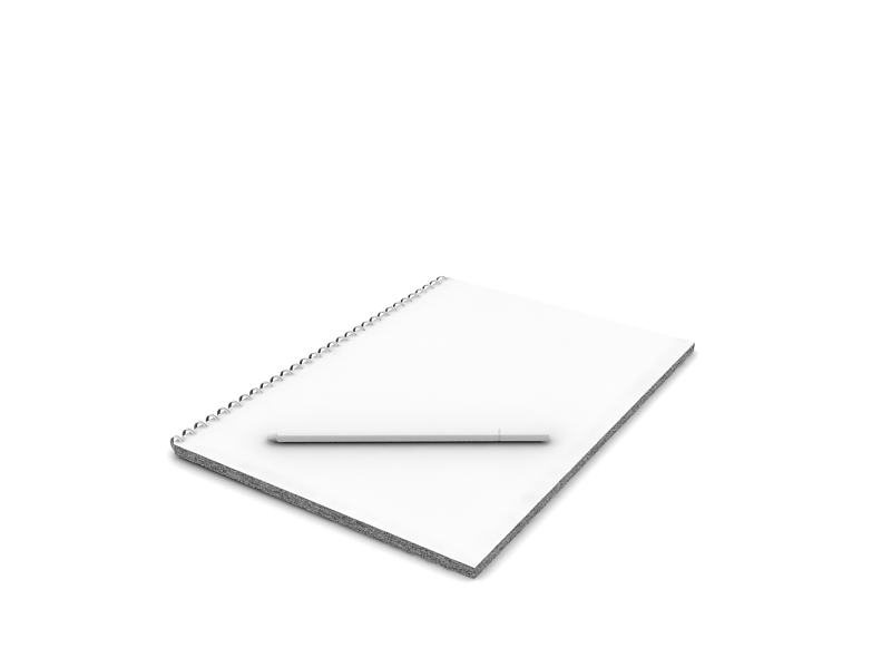 دانلود آبجکت دفتر مدل Notebook