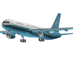 دانلود آبجکت هواپیما (بوئینگ) مدل Plane-1