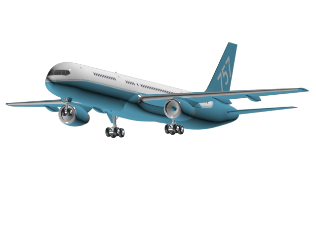 دانلود آبجکت هواپیما (بوئینگ) مدل Plane-1