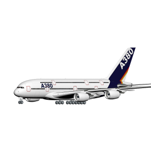 دانلود آبجکت هواپیما (ایرباس) مدل Plane-4