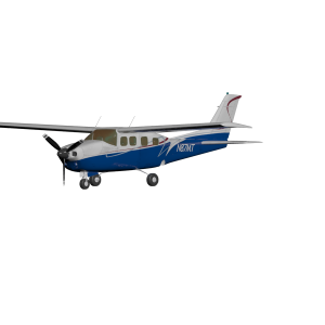 دانلود آبجکت هواپیما (ملخی) مدل Plane-6