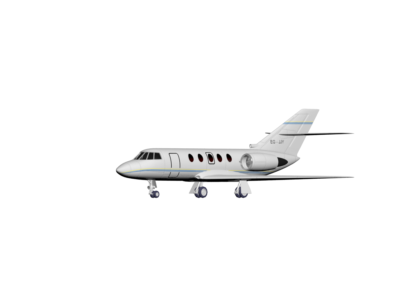 دانلود آبجکت هواپیما (هواپیما شخصی) مدل Plane-8