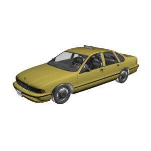 دانلود آبجکت تاکسی مدل Taxi