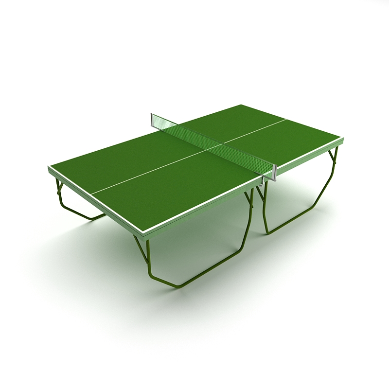 دانلود آبجکت میز پینگ پونگ مدل Pingpong-table-3