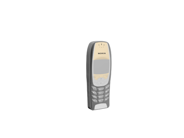 دانلود آبجکت تری‌دی‌مکس تلفن (نوکیا) مدل Telephone-3