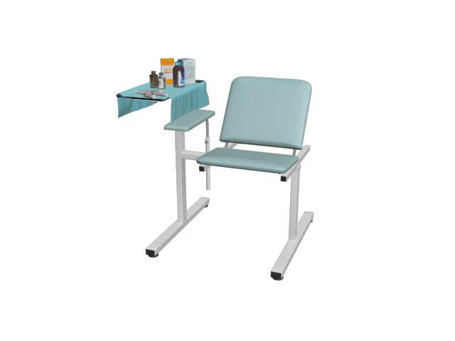 دانلود آبجکت صندلی تختی دندانپزشکی مدل Dental-bed-1