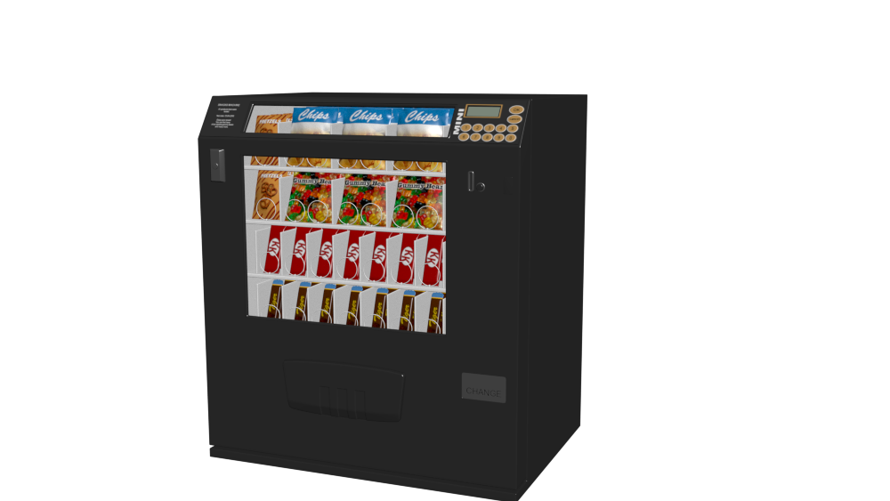 دانلود آبجکت دستگاه فروش (وندینگ ماشین) مدل Vending-machine-8