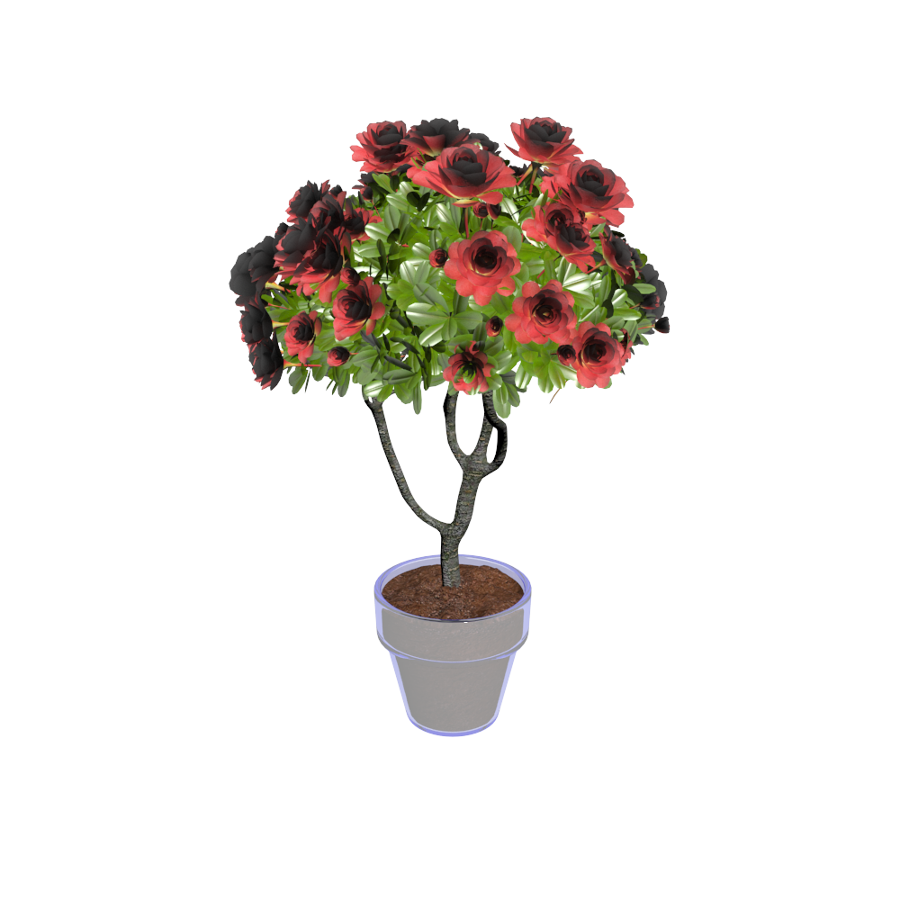 دانلود آبجکت گل مدل Floret-41