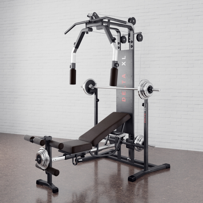 دانلود آبجکت وسایل بدنسازی مدل Gym-equipment-2