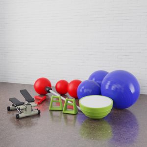 دانلود آبجکت وسایل بدنسازی مدل Gym-equipment-20