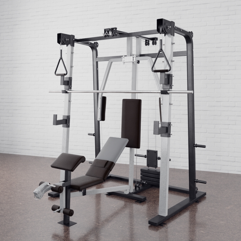 دانلود آبجکت وسایل بدنسازی مدل Gym-equipment-4