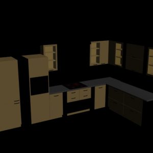 دانلود آبجکت آشپزخانه مدل Kitchen-10