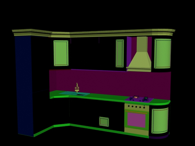 دانلود آبجکت آشپزخانه مدل Kitchen-14