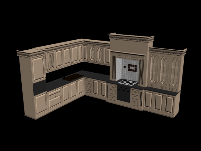 دانلود آبجکت آشپزخانه مدل Kitchen-18