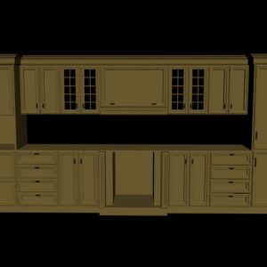 دانلود آبجکت آشپزخانه مدل Kitchen-21