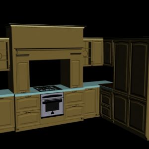 دانلود آبجکت آشپزخانه مدل Kitchen-9